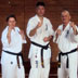 Sensei Geoff and Sempai Sue with Sotodate Shihan at 2010 National Camp